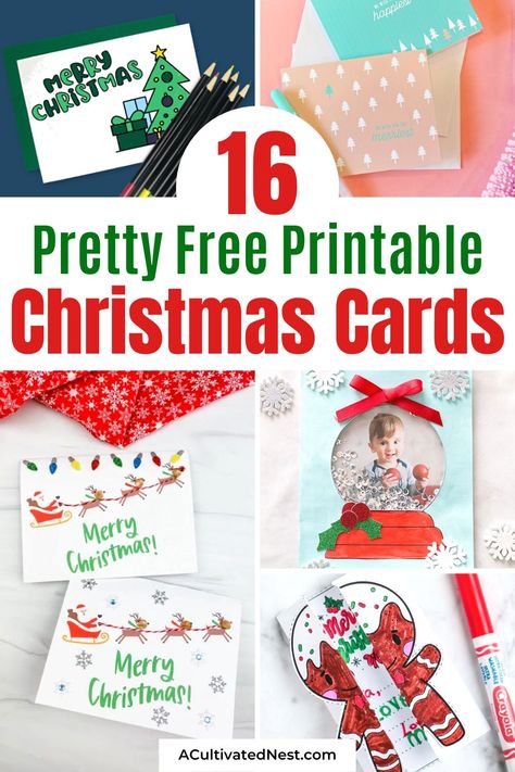 Christmas Card Inserts Printable, Christmas Card List Printable Free, Free Printable Christmas Cards For Kids, Christmas Card Templates Free Printable, Christmas Card For Teacher, Free Printable Christmas Cards, Christmas Card Display, Christmas Card Sayings, Reindeer Card