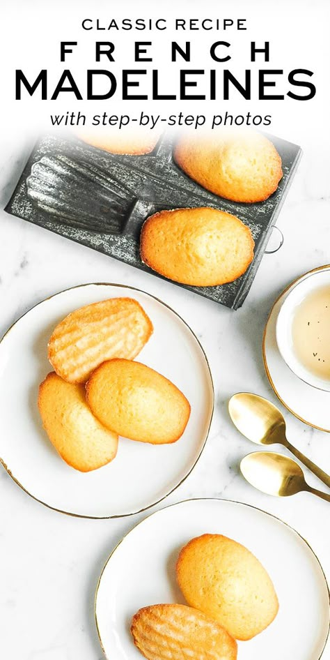 Healthy Madeleines Recipe, Classic Madeleine Recipe, Madeline Cookies Recipe, Madelines Recipe, French Madeleines, Madeline Cookies, Pasta Side, Madeleine Recipe, Recipes Potato