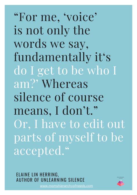 Pay Attention to Your Instincts. As leaders, we’re asked to “be authentic” yet we’re driven to mute ourselves after years of seeing backlash to candor. But you can find your voice and use it more often. Finding My Voice, Use Your Voice Quotes, Mindset Improvement, Workplace Rules, Brand Quotes, Voice Quotes, Finding Your Voice, Hierarchy Of Needs, Family Of Origin