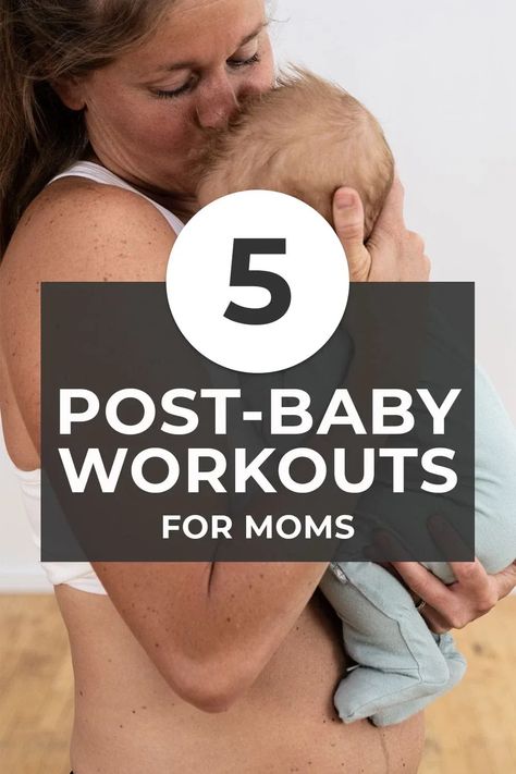 The five best postpartum workouts focus on core stability, strength training and low impact cardio to help new moms start exercising again. Whether you’re a couple months postpartum or several years post-baby; these five best postpartum workouts are safe and effective you can do at home. Start Exercising Again, Low Impact Strength Training, Workouts Videos, Postpartum Workout Plan, Postpartum Workouts, Postpartum Workout, Post Baby Workout, Nourish Move Love, Diastasis Recti Exercises