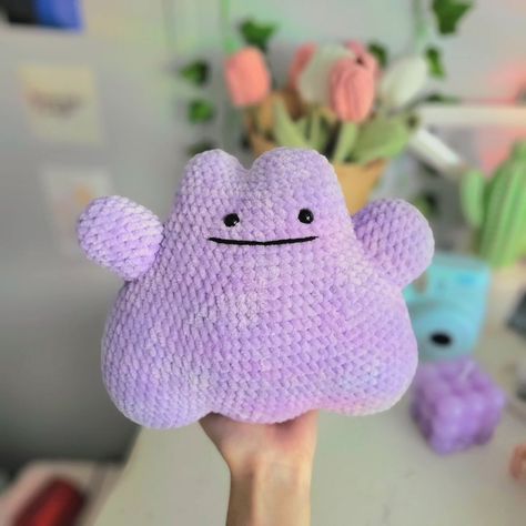 Ditto Pokemon, Pokemon Ditto, Crochet Pokemon, Worth It, So Excited, Amigurumi, Pokemon, Crochet, Animals