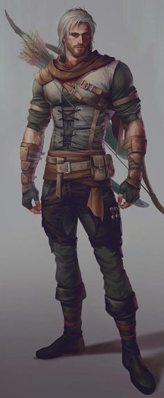 Fantasy Archer Male, Male Character Concept Art, Viking Character Art, Viking Character Design Male, Viking Oc Male, Dnd Rogue Character Design, Warrior Character Design Male, Archer Character Design, Archer Oc