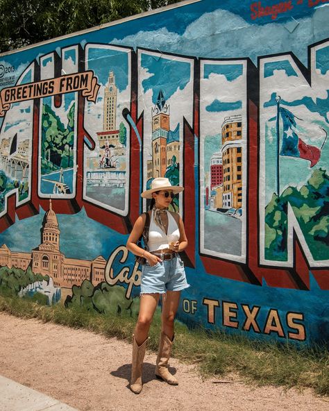 Your Ultimate Austin Guide 👇🏼 HOTELS IN AUSTIN - @hotelviata overlooking Texas Hill Country, a chill respite from city life - @citizenm downtown, budget friendly and central - @southcongresshotel and @austinmotel for hip South Congress vibes - @commodoreperryauberge the ultimate luxury retreat THINGS TO DO IN AUSTIN - Escape the heat at Barton Springs (photo 3) - See the spectacle of the Austin bat population from South Congress Bridge or sunset kayak - Get cultured at @blantonmuseum - Shop... Summer In Houston, Austin Texas Shopping, Shopping In Austin Texas, Austin Texas Photography Locations, Austin Photography Locations, Austin Texas Things To Do, Hoodie Photoshoot, South Congress Austin, Austin Texas Photography