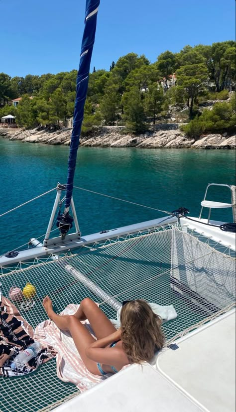 Inter Railing, Mia Core, Sea Croatia, Sailing Aesthetic, Boat Aesthetic, Sailing Croatia, Yatch Boat, Summer Abroad, 2024 Moodboard