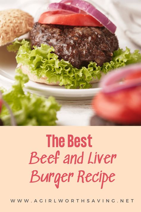 Beef Liver Hamburger, Homemade Burger Patties, Fancy Cooking, Beef Burgers Patties, Types Of Burgers, Beef Kidney, Beef Meals, Unique Recipe, Liver Recipes