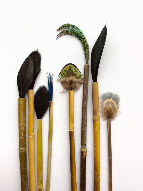 Natural Paintbrushes, Natural Pigments, Handmade Paint, Art Tools, Powder Brush, Paint Brushes, Art For Kids, Art Supplies, Paint