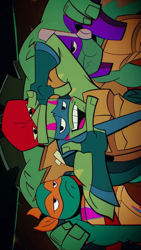 Rotmnt Background, Tmnt Wallpaper Laptop, Rottmnt Ipad Wallpaper, Rise Of The Teenage Mutant Ninja Turtles Wallpaper, Rottmnt Group Photo, Ninja Turtles Wallpaper, Rottmnt Wallpaper, Rottmnt Fanart, Tmnt Wallpaper