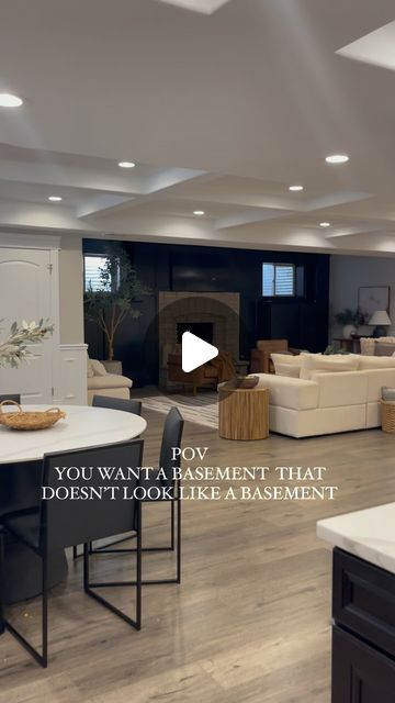 Vesna Tanasic on Instagram: "POV You want a Basement that doesn’t look like a basement rather feels like an extension of your living space.

Comment “YES BASEMENT” for links! 

To shop my home, click the link in my bio & go to my LTK page and AMAZON storefront to shop.

#basement #basementdesign #basementremodel" Muskoka Cottage, Basement Layout, Sectional Couches, Basement Living Rooms, Basement Family Room, Basement Makeover, Basement Flooring, Amazon Storefront, Basement Design