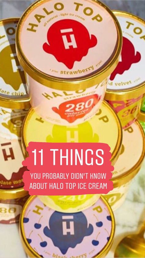 Homemade Halo Top Ice Cream, Halo Top Milkshake, Halo Top Brownies, Halo Top Ice Cream Recipes, Halo Ice Cream, Halo Top Ice Cream, Low Calorie Ice Cream, Ice Cream Shake, Halo Top