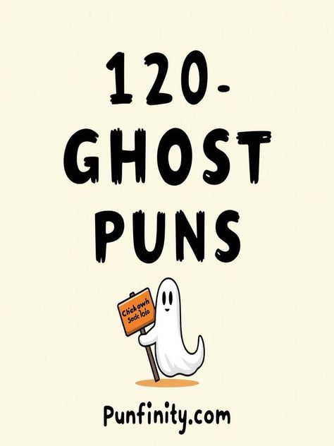 ghost puns Funny Halloween Signs Hilarious, Halloween Puns For Boyfriend, Ghost Sayings, Halloween Jokes For Adults, Halloween Puns Funny, Fall Puns, Ghost Jokes, Ghost Puns, Ghost Quote