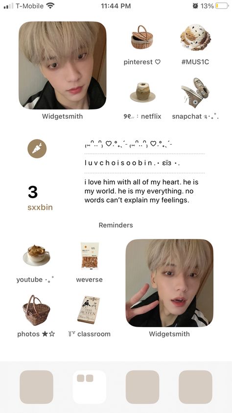 Soobin Beige Aesthetic, Chengdu White, Soobin Homescreen Layout, Brown Ios 16 Homescreen, Txt Beige Aesthetic, Aesthetic Kpop Phone Layout, Brown Ios 16 Wallpaper, Soobin Beige, Brown Ios Homescreen