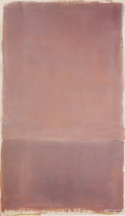 Mark Rothko Paintings, Rothko Paintings, Rothko Art, Franz Kline, Joan Mitchell, Willem De Kooning, Brown And Pink, Mark Rothko, Colour Field