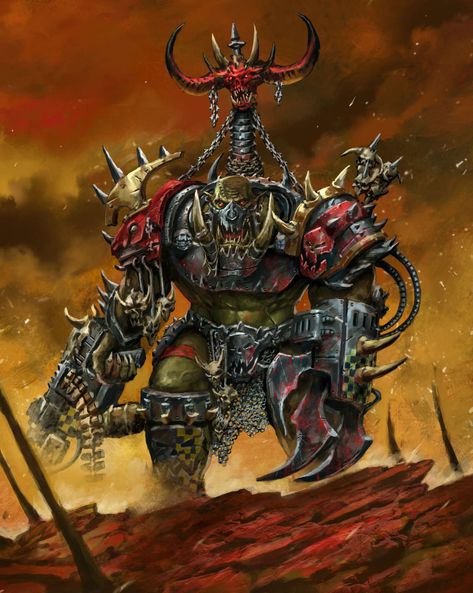 Orks 40k Art, Ork Artwork, Ork Warboss, Warhammer Orks, Orks 40k, 40k Orks, 40k Artwork, Heavy Metal Art, The Horus Heresy