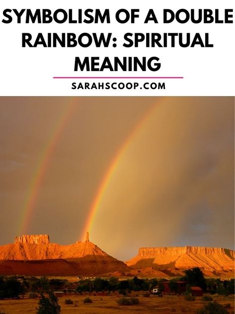 symbolism of a double rainbow in various cultures Double Rainbow Meaning, Rainbow Meaning, Double Rainbow, Spiritual Beliefs, Todo List, Spiritual Meaning, Shadow Work, New Beginnings, Meant To Be