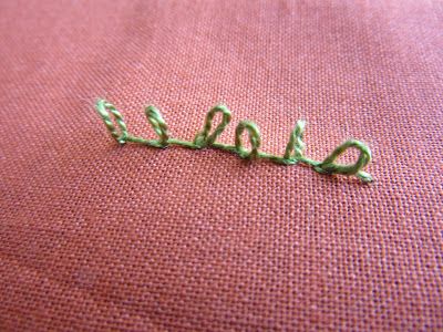 Queenie's Needlework: Sunday Stitch School: Lesson 29 - Madam Totsuka's Loop Stitch Oyster Stitch, Cable Chain Stitch, Welcome To The Library, Canvas Stitch, Stitch School, Bullion Stitch, Loop Stitch, Crazy Quilt Stitches, Sunbonnet Sue