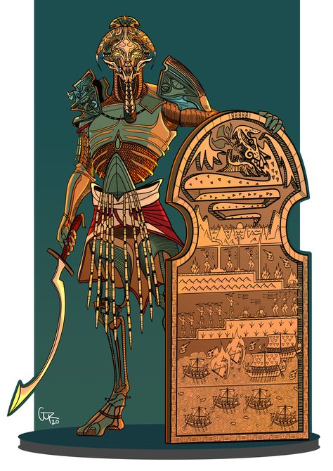 Egypt Warrior, Warhammer Tomb Kings, Egypt Style, Place To Draw, Tomb Kings, The Elder Scrolls, Alien Concept Art, Warhammer Fantasy, Environment Concept Art