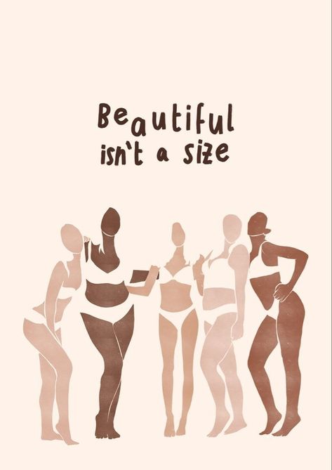 Womens Body Illustration, All Bodies Are Beautiful Illustration, Love My Body Illustration, Illustrations Body Positivity, Body Positive Wallpaper, All Bodies Are Beautiful Art, Body Positive Drawing, Body Inclusivity, Body Positive Art