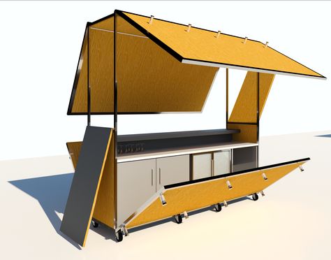 Mobile Kiosk Design Ideas, Mobile Kiosk Design, Roda Gerobak, Food Stand Design, Mobile Kiosk, Food Stall Design, Gerobak Dorong, Mobile Cafe, Mobile Food Cart