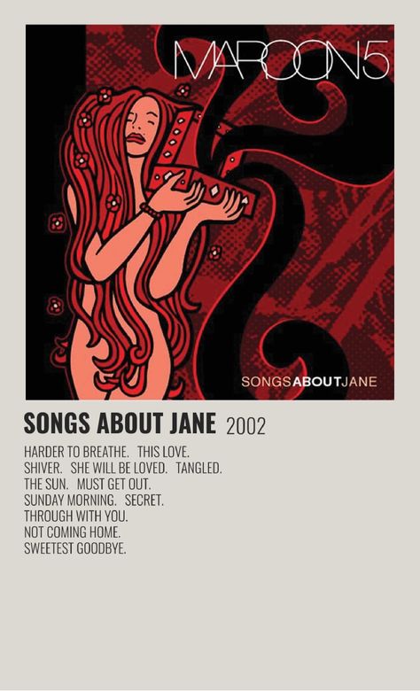 Songs About Jane, Alt Posters, Minimalist Music, Paintings For Living Room, Music Poster Ideas, Wall Art Decor Prints, Music Collage, Music Poster Design, Music Pics