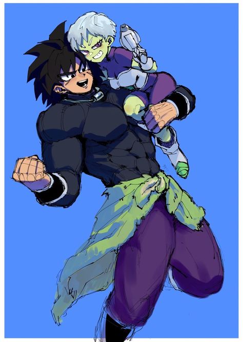 Broly And Cheelai, Anime Character, Dragon Ball, Fan, Anime