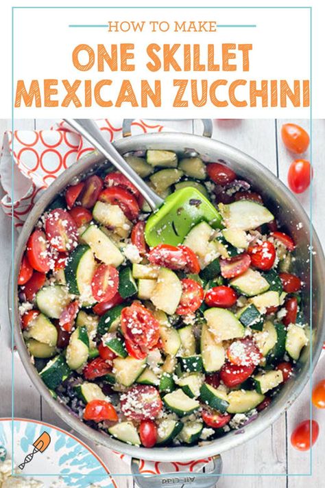 Vegetarian Skillet Recipes, Tomato Onion Recipe, Vegetarian Skillet, Mexican Zucchini, Zucchini Tomato, Bunsen Burner, Summer Zucchini, Jalapeno Recipes, Zucchini Recipe