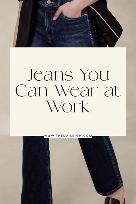 How To Dress Up Jeans For Work, Work Jean Outfits Women, Jeans At Work Outfits, Casual Work Outfits Summer Office Wear Jeans Women, Casual Friday Work Outfits Jeans, Jeans Work Outfits Women, Casual Jeans Outfit For Work, Jeans Outfit Work, Work Shirt Outfit