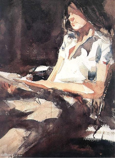 Charles Reid Watercolor Figures, Charles Reid, Watercolor People, 수채화 그림, Watercolor Portrait, Photography Fine Art, Watercolor Sketch, Watercolor Inspiration, Watercolor Drawing