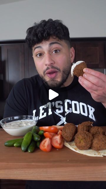 Ahmad Alzahabi on Instagram: "Falafel Done Right 🤤  Recipes updated weekly: Thegoldenbalance.com   #food #falafel" Falafel Meals, Falafel Meal Ideas, Falafel Bowl Recipe, Moist Falafel Recipe, Ahmad Alzahabi, Baked Falafel Recipe Healthy, Oven Falafel Recipe, Oven Falafel, Sudanese Food