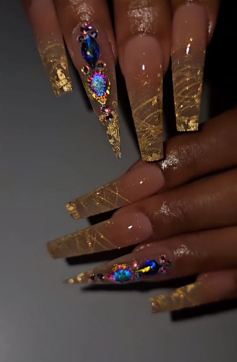 Spring Nail Designs, Glamour Nails, Nails Design With Rhinestones, Dope Nail Designs, Spooktacular Halloween, Bling Acrylic Nails, Halloween Nail Designs, Halloween Nail, Spring Nail