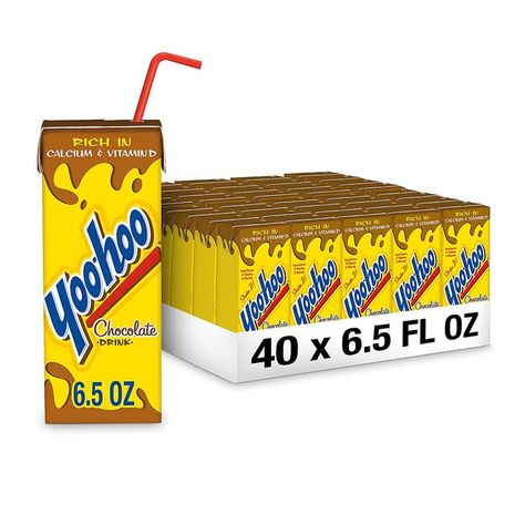 Yoohoo Drink, Chocolate Package, Yoo Hoo, Cheap Snack, Mason Jar Glasses, Sweet Easy, Chocolate Drink, 10 Count, Chocolate Strawberry