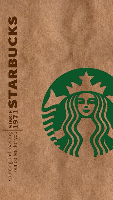 Starbucks Poster, Wallpaper For Ios, Starbucks Wallpaper, Starbucks Design, Phone Case Diy Paint, Apple Logo Wallpaper Iphone, Cocoppa Wallpaper, Coffee Wallpaper, Iphone Case Stickers