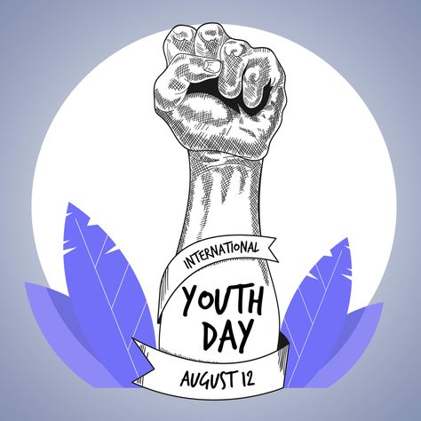 Happy Youth Day, National Youth Day, World Youth Day, International Youth Day, Vector Art Design, Youth Day, Vector Art, Art Design, Quick Saves