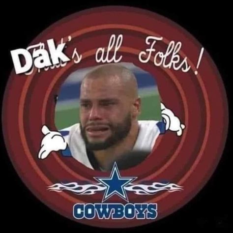 Raiders Football Humor, Cowboys Meme, Cowboy Haters, Dallas Cowboys Jokes, Football Humor, Cowboys Memes, Fsu Football, Very Funny Gif, Raiders Football