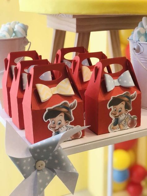 Pinocchio Birthday Party Ideas | Photo 2 of 15 | Catch My Party Pinocchio Birthday Party Ideas, Pinocchio Party Ideas, Pinocchio Birthday Party, Pinocchio Disney, 1st Birthday Party Themes, Birthday Party Banner, Surprise Party, Pinocchio, Baby Party