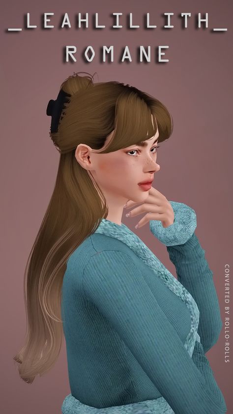 LeahLillith Romane Hairstyle 4t3: polycount: 30k... : hey you Sims 3 Sims Download, Sims 4 Game Packs, Sims 3 Generations, Sims 3 Cc Clothes, Sims 3 Cc, Sims 3 Cc Finds, Sims 4 Game, Cc Finds, Maxis Match