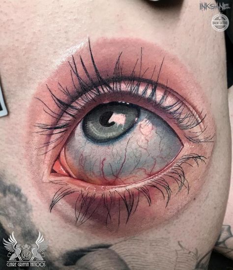 🖤🖤🖤 Realistic Eye Tattoo, Photo Realism Tattoo, Best Of Ireland, World Famous Tattoo Ink, Realistic Eye Drawing, Eyeball Art, Pen Art Drawings, Spooky Tattoos, Realistic Eye