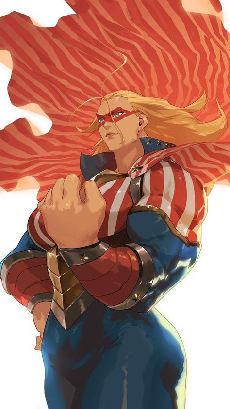 Mha Wallpaper, American Superhero, Bleach Anime Art, Stripes Wallpaper, Hero Wallpaper, All Might, Cool Anime Wallpapers, Manga Pictures, Plus Ultra