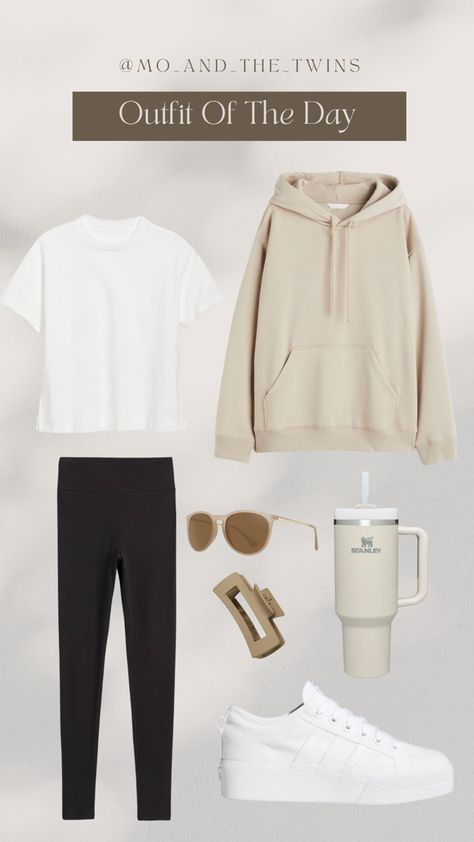 Every day outfit ideas for Moms #sahm #momlife #momoftwo #outfits #outfitideas #womensoutfit #outfitstyle #momstyle #mama #pinterest #adidas #stanley #outfitgoals #fitness #athleisure Sporty Mama Outfit, Outfit For Mums, Active Mum Outfit, Postpartum Athleisure Outfits, School Run Outfit Mum Summer, Easy Mum Outfit, Athlesiure Fits Winter, Sports Coach Outfits Women, Sport Mum Outfit Winter