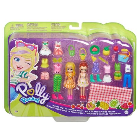 Polly Pocket Kit Grande Polly E Lila Estilo Piquenique Ggj48prepare-Se Para A Hora Do Exercício Com As Bonecas Polly Pocket Kit Grande Conjunto Da Mattel. O Pacote Inclui Duas Bonecas E Varios Acessórios De Esporte Para Que Polly E Suas Amigas Tenham Uma Aventura Cheia De Ação. O Kit Grande Da Polly Pocket Da Mattel Vem Com Diversas Roupas E Acessórios Para Vestir A Polly E Suas Amigas De Incontavéis Formas E Estilos. Imagens Meramente Ilustrativas.Código De Barras: 887961859041Código De Barras Minnie Mouse Toys, Polly Pocket Dolls, Barbie Doll Set, Cool Fidget Toys, Frozen Disney Movie, Food Accessories, Polly Pocket, Cute Toys, Toy Figures