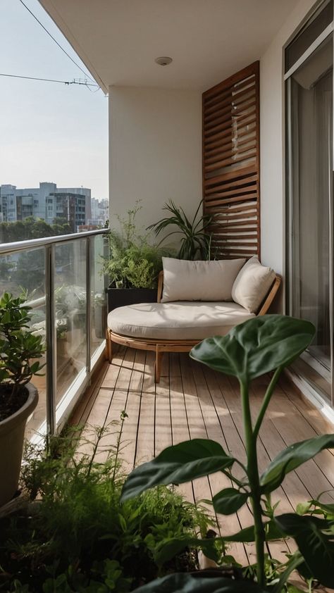 Transform your small balcony into a cozy oasis with these apartment decor and design ideas Elevate your space with DIY apartment decor and apartment space-saving potted plants Explore creative small balcony garden decor concepts to personalize your outdoor haven Balcony Design For Apartment, Super Small Balcony Ideas, Small Balcony Landscape Ideas, Exterior Balcony Ideas, Small Apartment With Balcony, Apartment Balcony Greenhouse, Balcony Design With Plants, Japanese Apartment Balcony, Small Balcony Ideas Diy