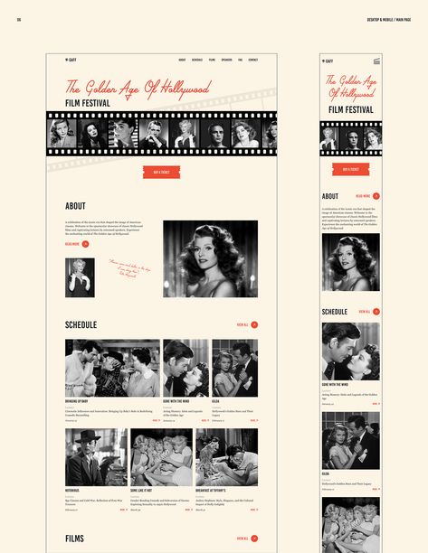 Movie Website Design Inspiration, Old Hollywood Graphic Design, Filmmaker Website, Film Festival Poster Design, Cinema Site, Film Festival Poster, Web Design Ux Ui, Cinema Design, Infographic Inspiration