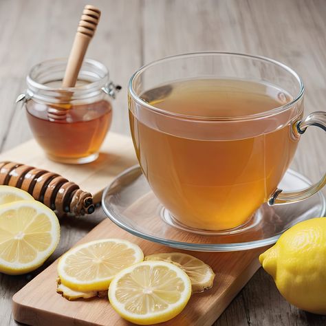 Lemon And Honey Tea, Bruschetta Recipe Balsamic, Ginger Lemon And Honey, Ginger Lemon Honey Tea, Natas Recipe, Balsamic Bruschetta, Honey Lemon Tea, French Crepe Recipe, Ginger Lemon Tea