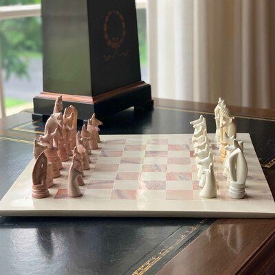 Global Crafts Handmade White Chess Board Game Stone Chess Board, Pretty Chess Set, Coffee Table Chess Board, White Soapstone, Stone Chess Set, Gaming Technology, Modern Chess Set, Chess Board Game, Chess Sets