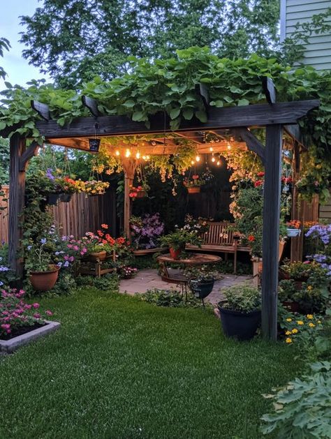 Cottage Core Backyard, Backyard Paths, Cute Garden Ideas, Backyard Hangout, Dream Backyard Garden, Backyard Layout, Garden Goals, Tropical Backyard, Backyard Garden Landscape