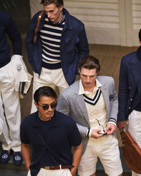 Ralph Lauren (@ralphlauren) • Instagram photos and videos Golf Style Men, Preppy Outfits Men, Parisian Wardrobe, Gentlemen Style, Blazers For Men Casual, Ralph Lauren Menswear, Guy Fits, Preppy Mens Fashion, Preppy Men