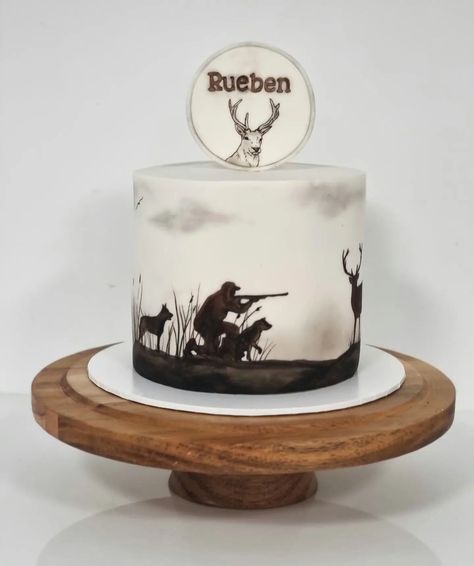 Birthday Cake For Father, Hunting Cake, 21st Cake, Lucky Duck, Heart Crafts, 1st Birthday, Cake Decorating, Hunting, Birthday Cake