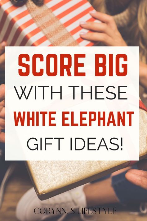 photo of a group of people exchanging gifts. White elephant gift ideas. Unique White Elephant Gifts, White Elephant Gift Ideas, Elephant Gift Ideas, Affordable Christmas Gifts, White Elephant Gift, Christmas Gift Ideas, White Elephant, Gift Exchange, Secret Santa Gifts