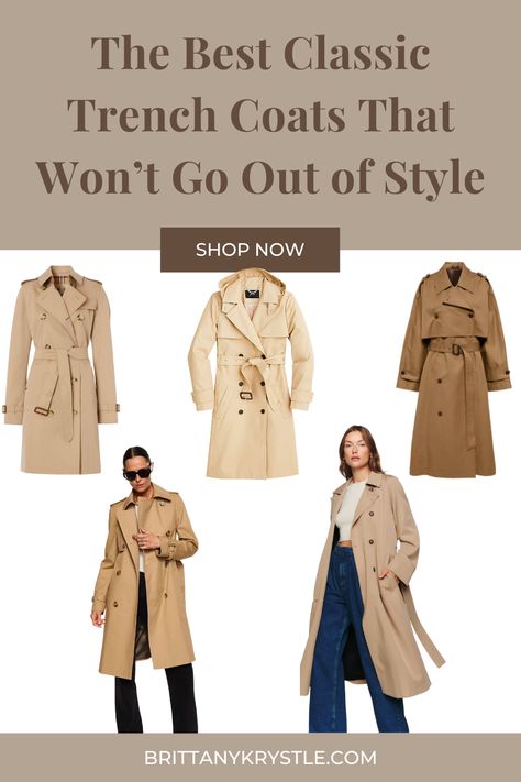 Looking for a coat that never goes out of style? Check out our collection of classic trench coats for women. With a range of sizes, colors, and styles to choose from, you're sure to find the perfect coat to fit your taste and budget. Burberry Wool Coat, Camel Trench Coat, Outfits Capsule Wardrobe, Bougie On A Budget, Winter Outfits For Women, Trench Coat Outfit, Beige Trench Coat, Diy Jacket, Fashion Style Outfits