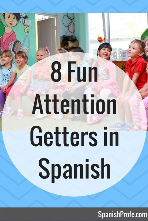 8 Attention Getters (call and responses) for Spanish and Bilingual classes. Great for teaching Spanish to kids in elementary, bilingual, immersion and middle school classes. Cantos o consignas para tu clase en espanol o bilingue. Teaching Spanish To Kids, Spanish Teacher Resources, Spanish Curriculum, Attention Getters, Spanish Basics, Middle School Spanish, Dual Language Classroom, Spanish Immersion, Spanish Lesson Plans