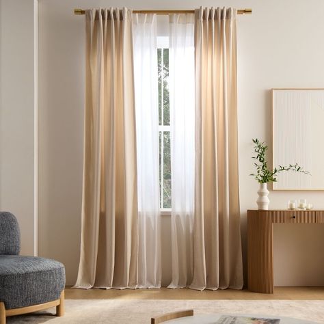 Worn Velvet Curtain